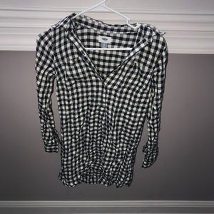 Plaid long sleeve dresses